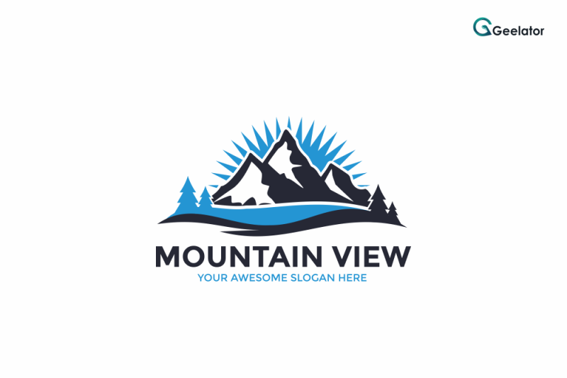 mountain-view-logo-template