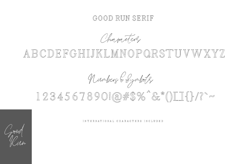good-run-script-font