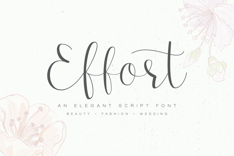 effort-calligraphy-font
