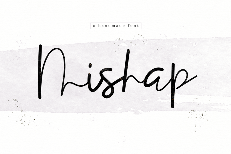 mishap-a-chic-handwritten-font