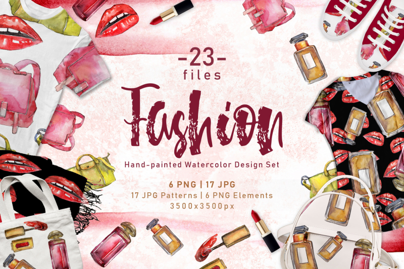 fashion-accessories-png-watercolor-set