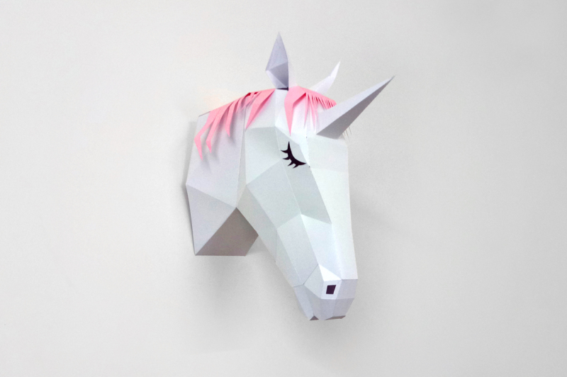 diy-unicorn-trophy-3d-papercraft