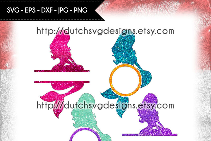 Free Free 151 Mermaid Split Monogram Svg SVG PNG EPS DXF File