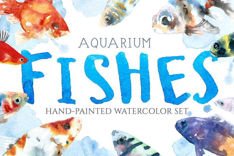 aquarium-fishes-watercolor-clipart