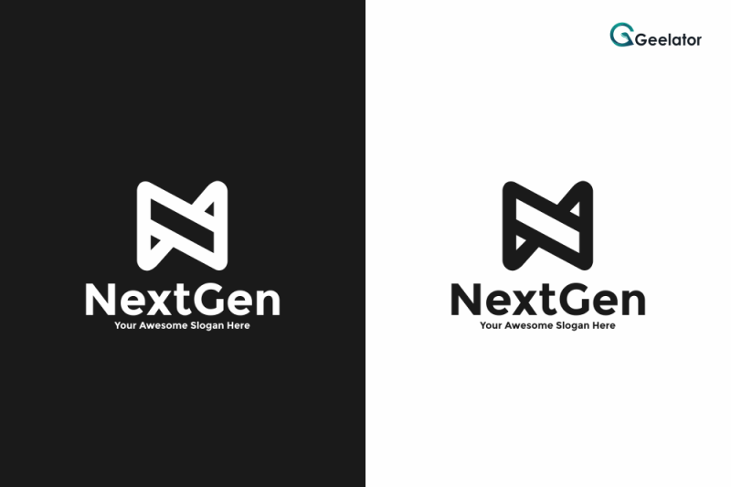 nextgen-letter-n-logo-template
