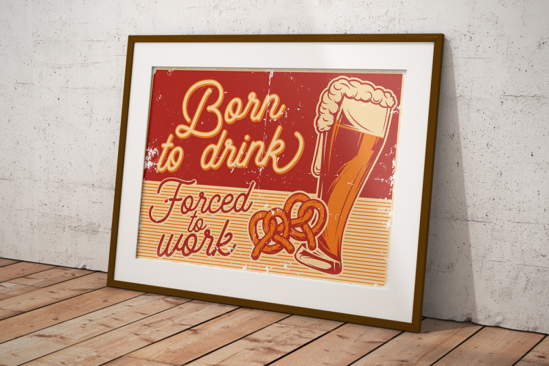 beer-object-set-posters-amp-t-shirts