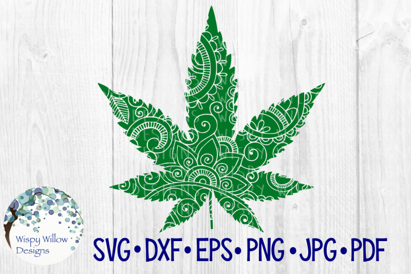 marijuana-pot-leaf-zentangle-floral-cut-file