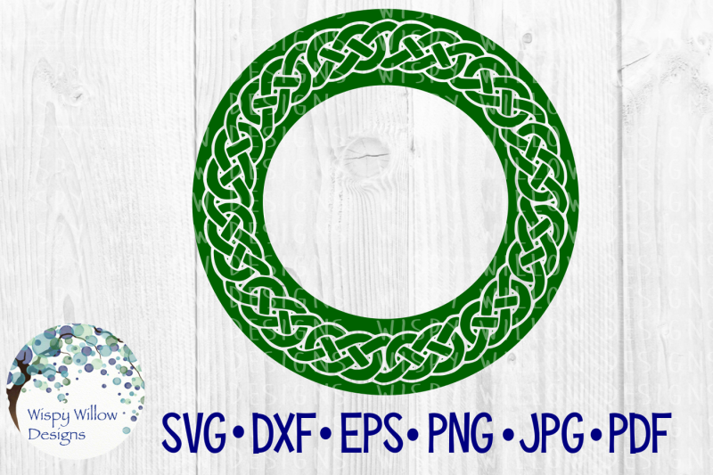 Download Bold Celtic Mandala Circle Name Monogram Frame Border By ...