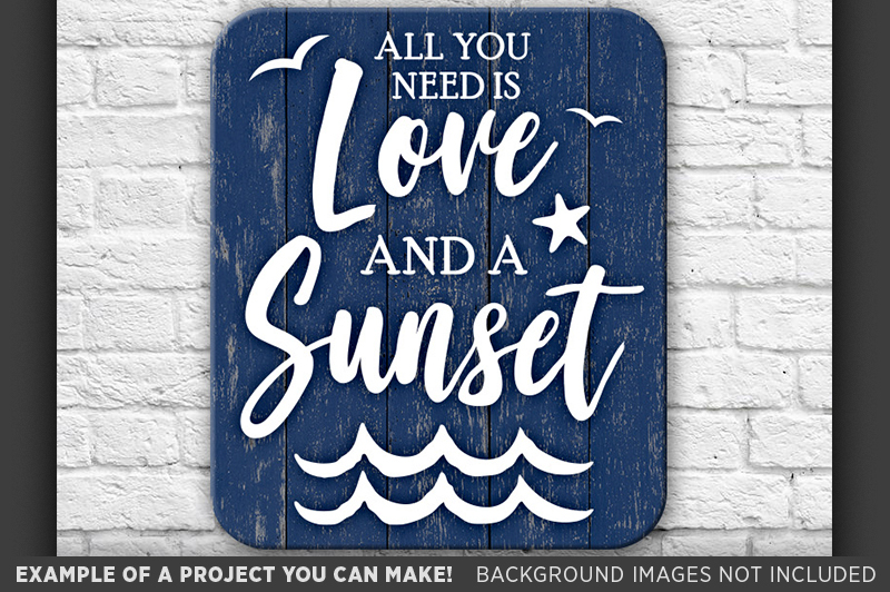 Download All You Need is Love and a Sunset SVG - Salt Beach Svg ...