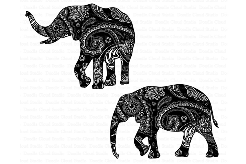Download Elephant SVG, Mandala SVG, Elephant Mandala SVG files By ...