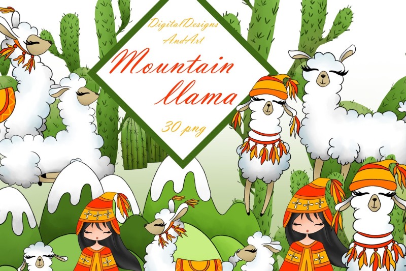 mountain-llama-clipart