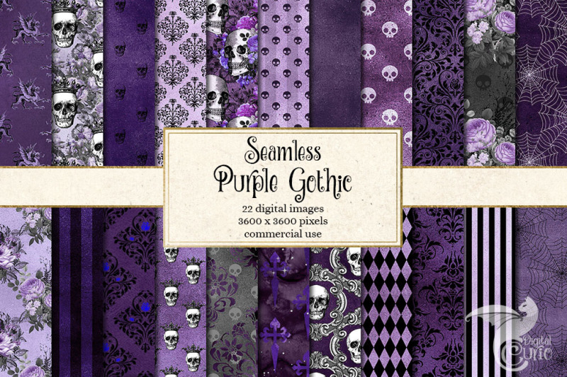 seamless-purple-gothic-digital-paper