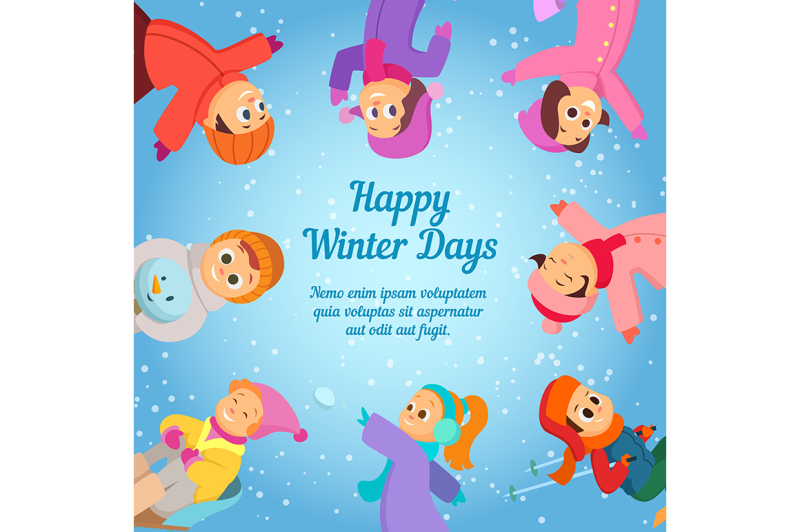 winter-background-with-happy-school-kids