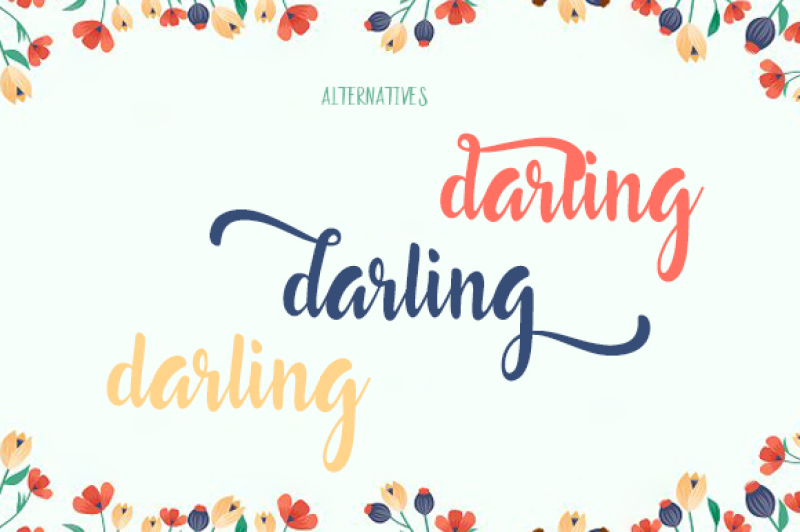 hello-love-a-darling-cute-font