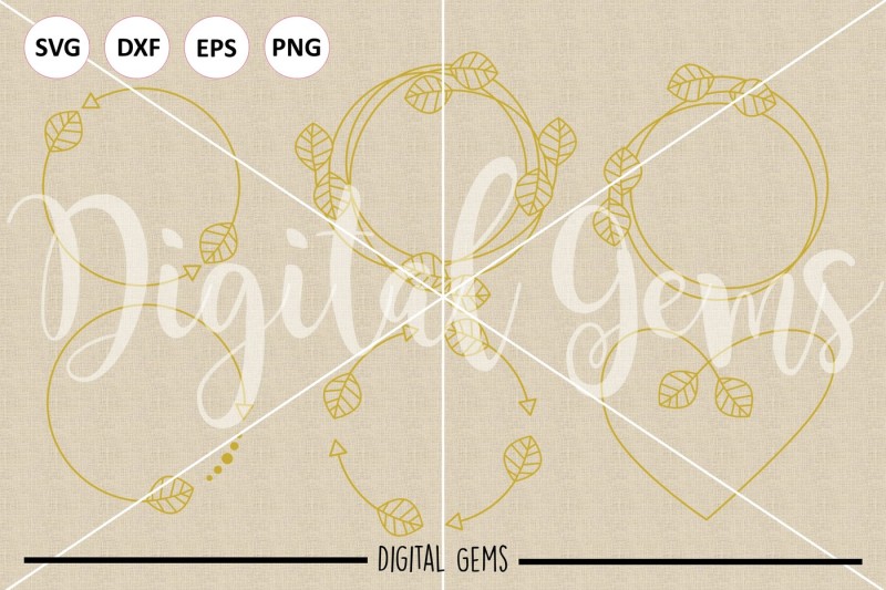 monogram-frames-svg-dxf-eps-png-files