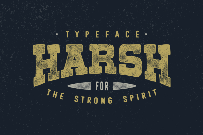 harsh-typeface