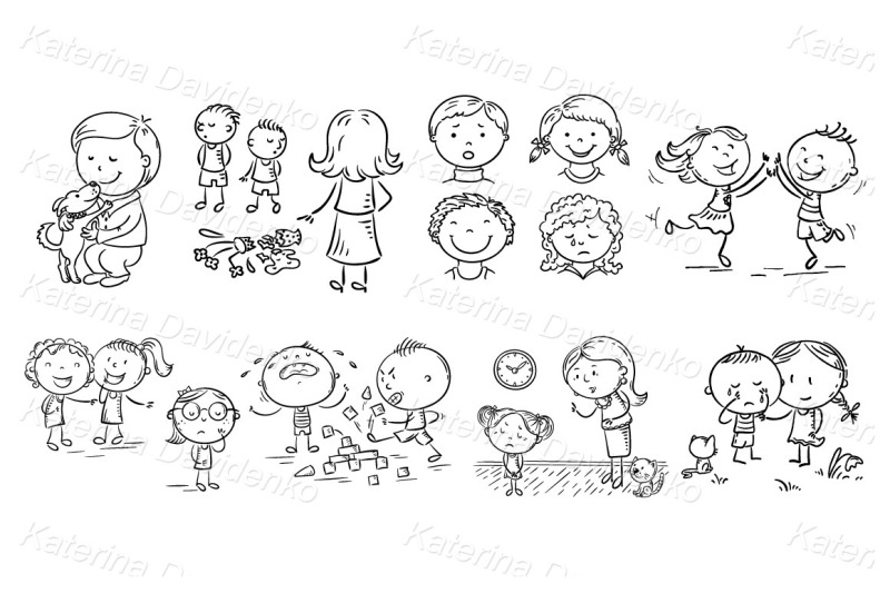 kids-emotions-bundle-children-with-various-emotion