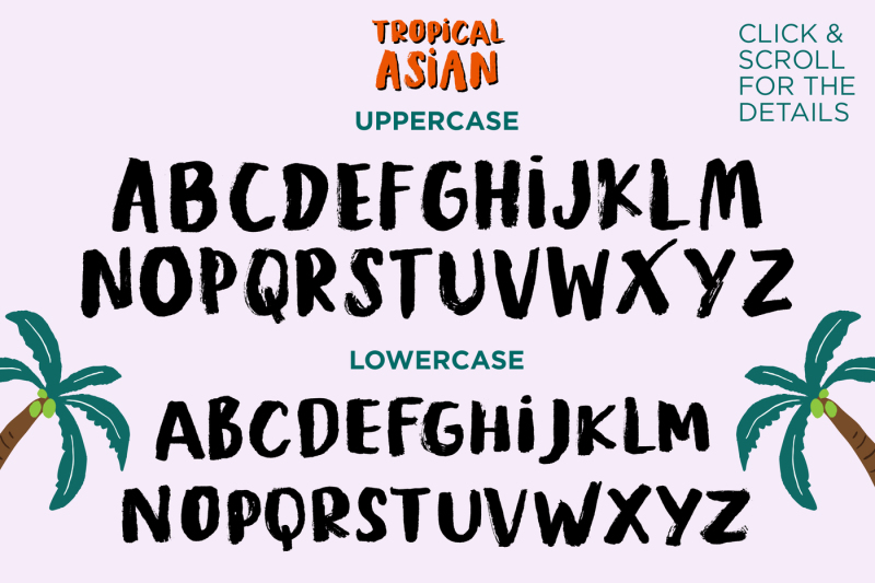 tropical-asian-organic-brush-font