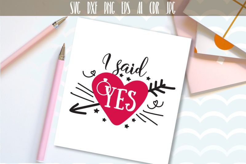 i-said-yes-svg-cutting-file-wedding-engaged-bride-design