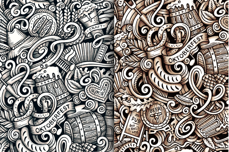 beer-graphic-doodles-patterns