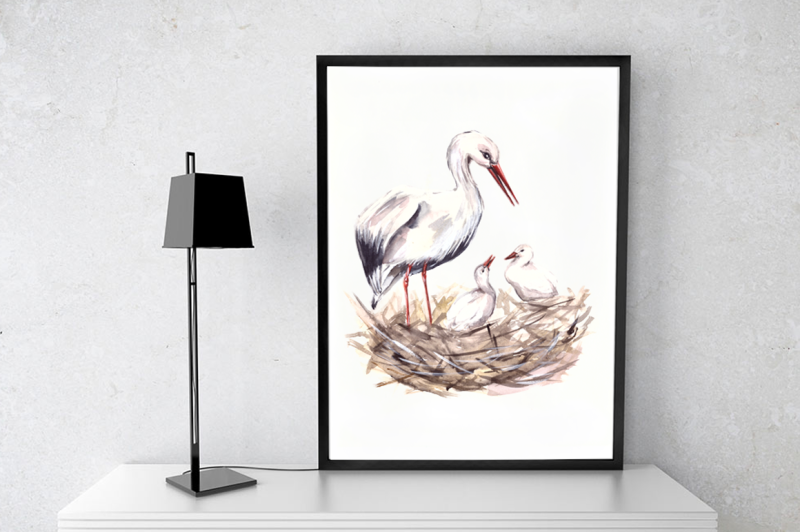 storks-watercolor-clip-art-and-print