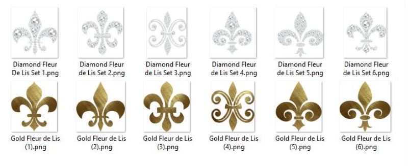 12-gold-and-diamond-fleur-de-lis-royal-symbol-clip-arts