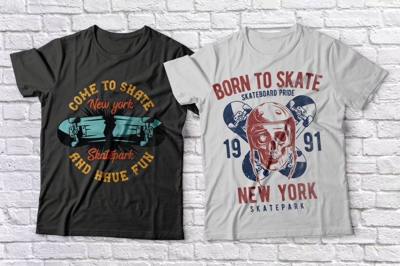 skateboard-t-shirts-set