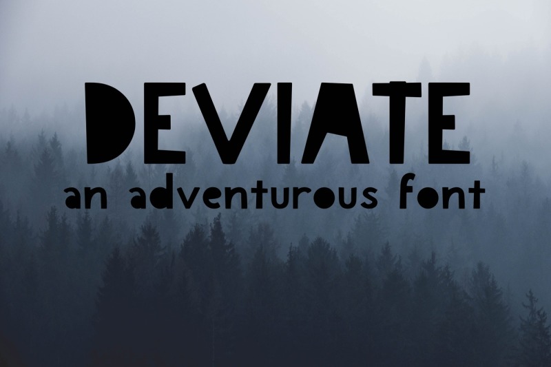 deviate-an-adventurous-font