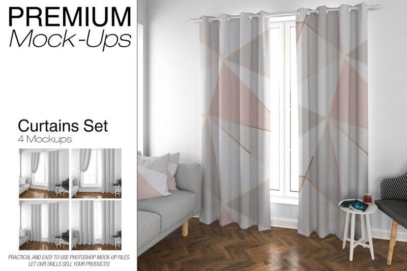 Download Download Curtains Mockup Set PSD Mockup - 4469828+ Mockup ...