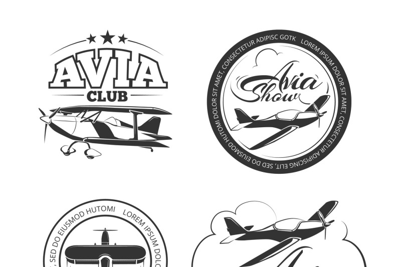 aviation-airplane-vector-badges-logos-emblems-labels