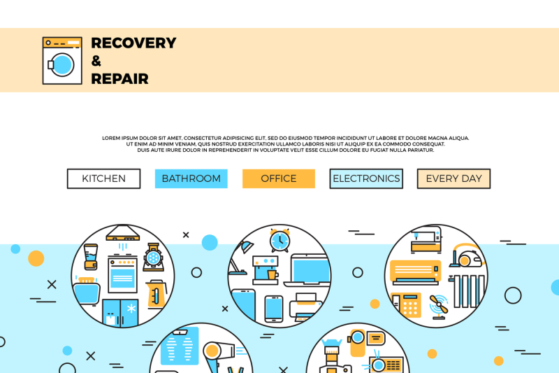 household-appliances-repair-service-website-page-vector-template