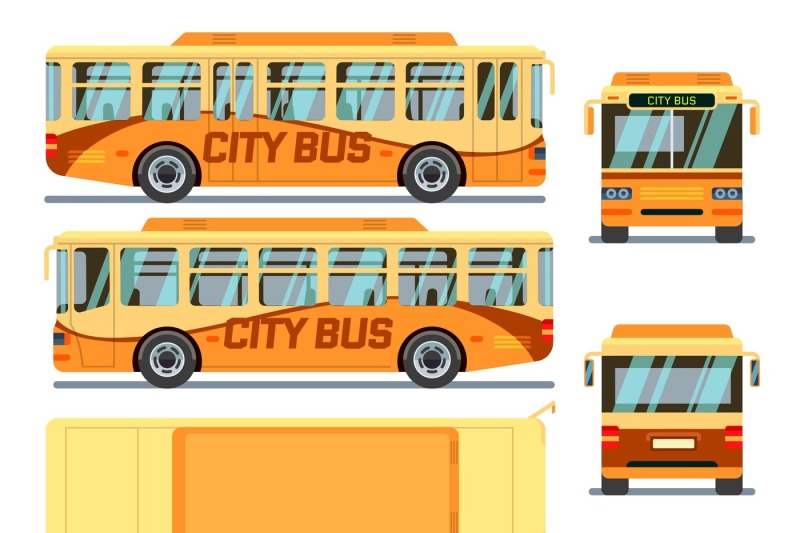 urban-city-bus-in-different-view-positions-vector-illustration