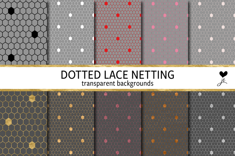 dotted-lace-netting