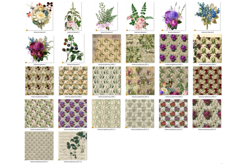 botanical-ephemera-digital-paper