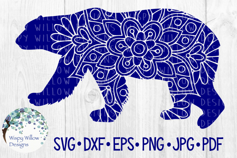 polar-bear-winter-animal-floral-mandala-svg-dxf-eps-png-jpg-pdf