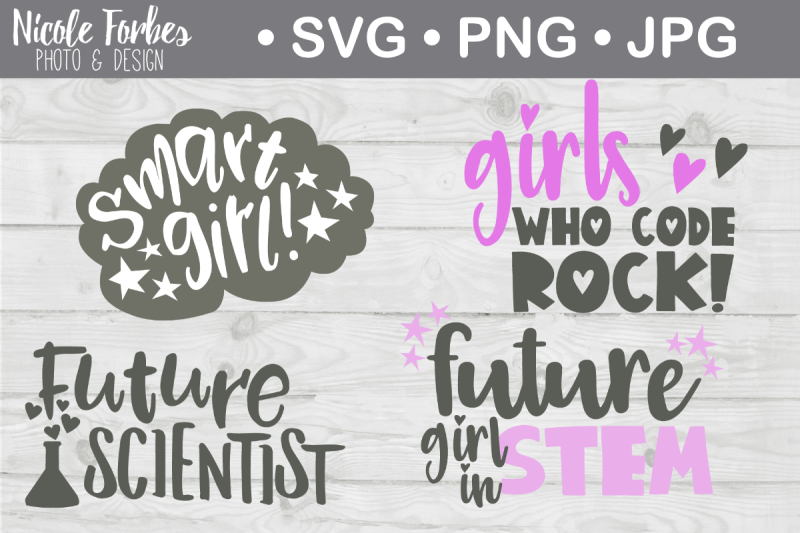 girl-science-svg-bundle