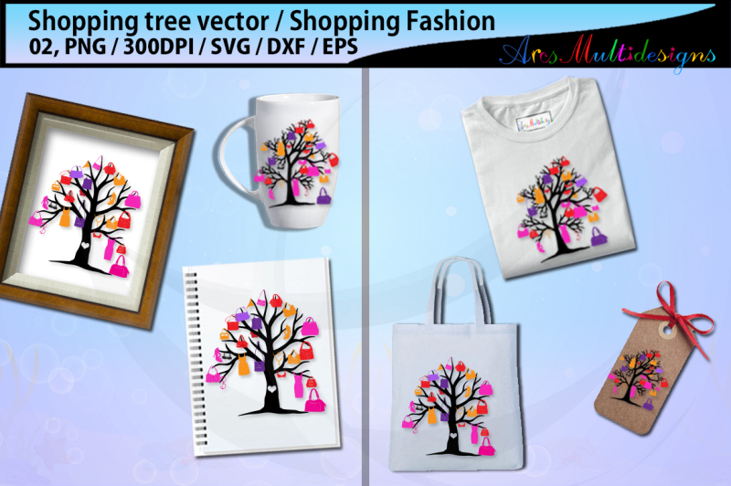 shopping-bag-silhouette-vector-svg-shopping-tree-svg-vector-season