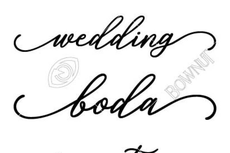 Sign Kit Simple Welcome To Our Wedding Sign Stencil Designs By Bownut S Designs Thehungryjpeg Com
