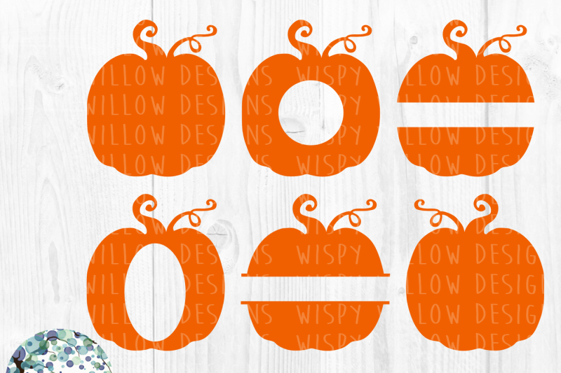 Download Pumpkin Bundle, Name, Monogram, Frame, Border, SVG/DXF/EPS ...