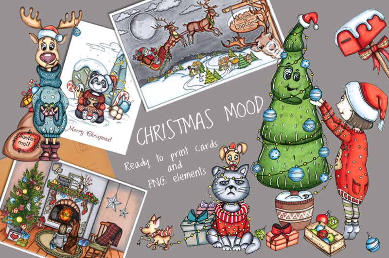 christmas-mood-clipart-and-postcards