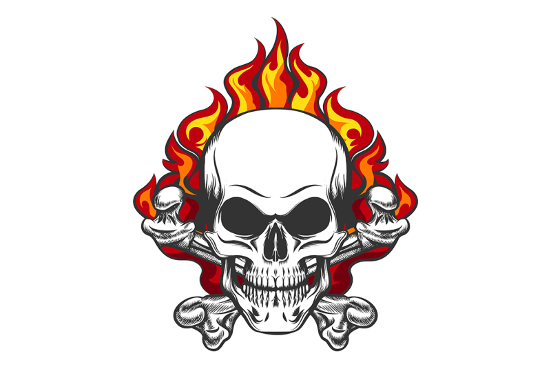 skull-in-flame