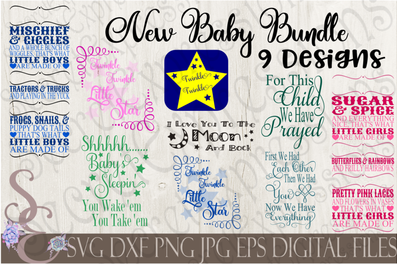 Download New Baby SVG Bundle By SecretExpressionsSVG | TheHungryJPEG.com