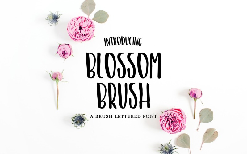 blossom-brush-font