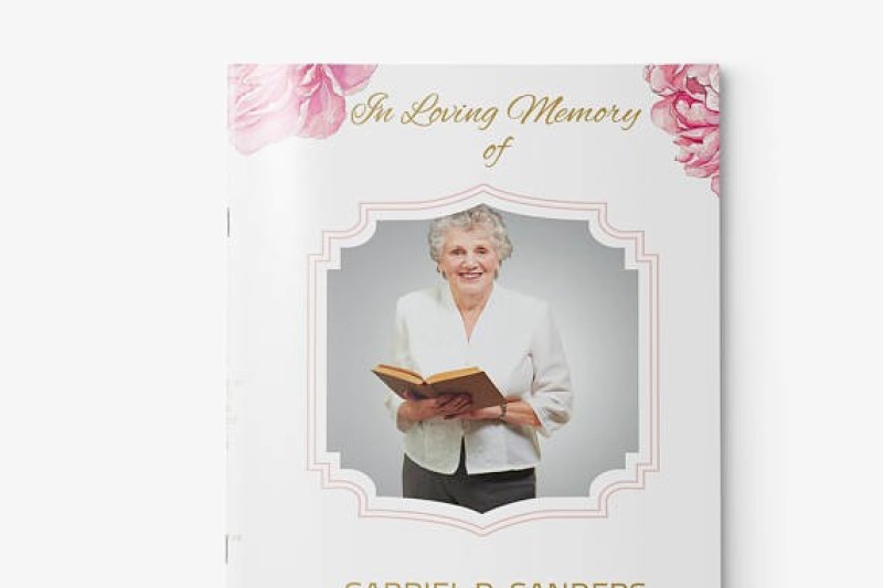 In Loving Memory Photoshop Template Free