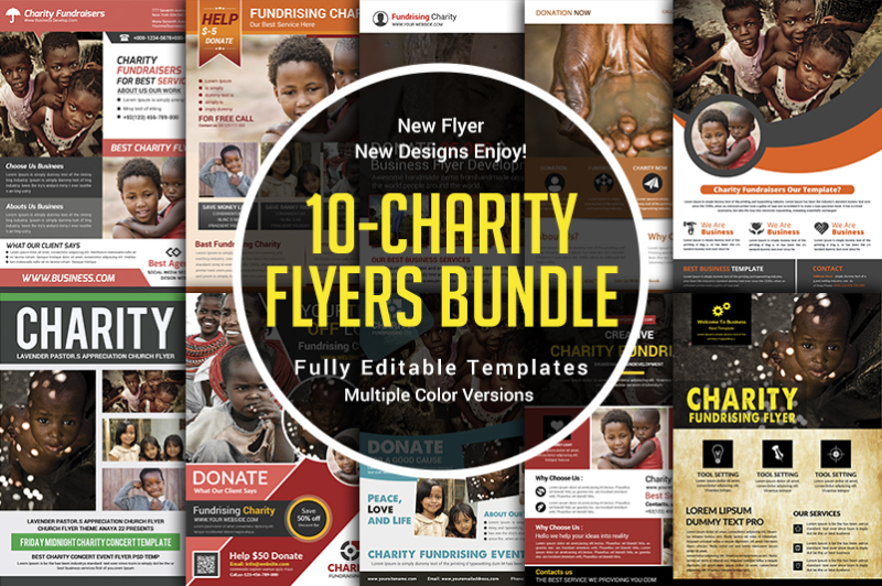charity-donation-flyers-bundle
