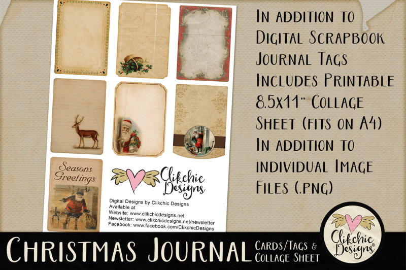 printable-vintage-christmas-journal-cards-tags