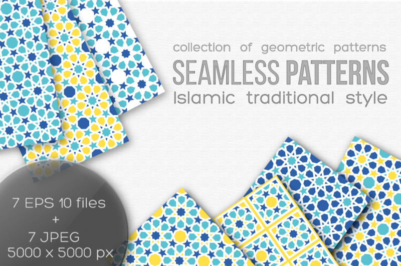 set-of-seamless-islamic-patterns
