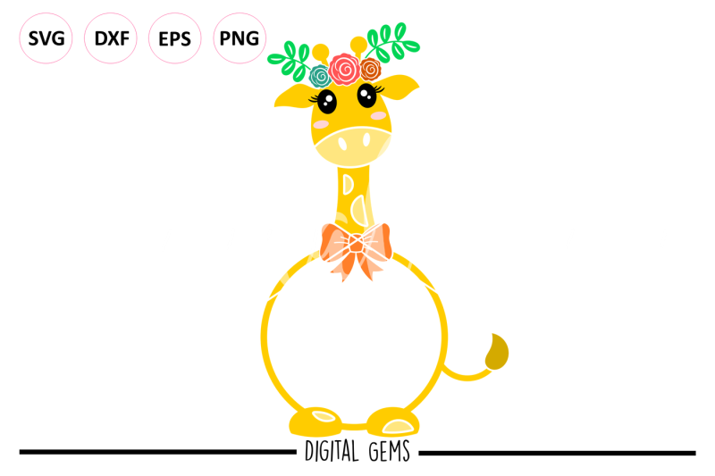 giraffe-svg-dxf-eps-png-files