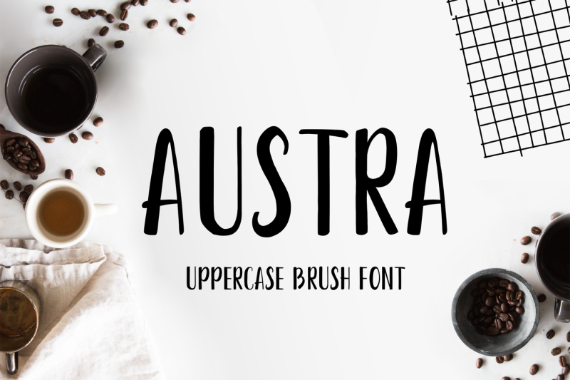 austra-uppercase-brush-font