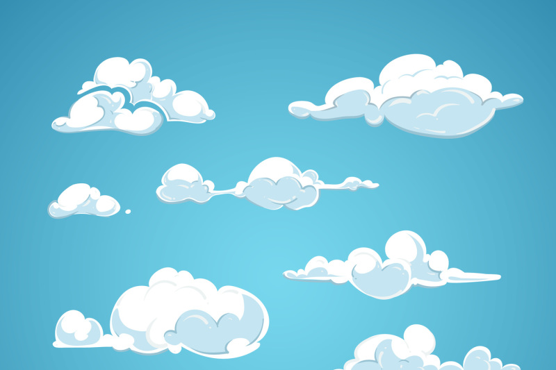 cartoon-clouds-vector-set